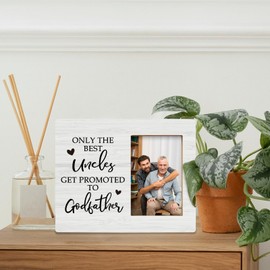 BCUANGD Uncle Gifts Picture Frames - Uncle Gifts from Niece Nephew，Best Uncle New Uncle Gifts Promoted to Uncle Photo Frame, Christmas Birthday Gifts for Uncle Brother Men 4x6 Picture Frame