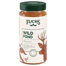 Fuchs Spices - Wild Fund, Table-Ready Fund for Preparing Various Game Dishes, No Flavour Enhancer, Dyes or Palm Fat, 400 ml in Resealable Glass