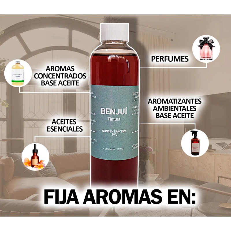 Fijador De Aromas Soluble En Aceites Y Alcohol - 110ml