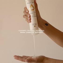 ARUAL - COSMTICA PROFESIONAL Crystal diamond shampoo para cabello danado con aceite de argan y aceite de macadamia                                    