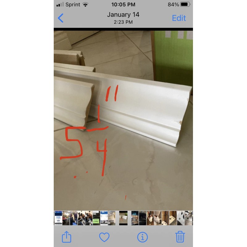 Crown Molding Corners 6 piece set 5 inside/1 outside for