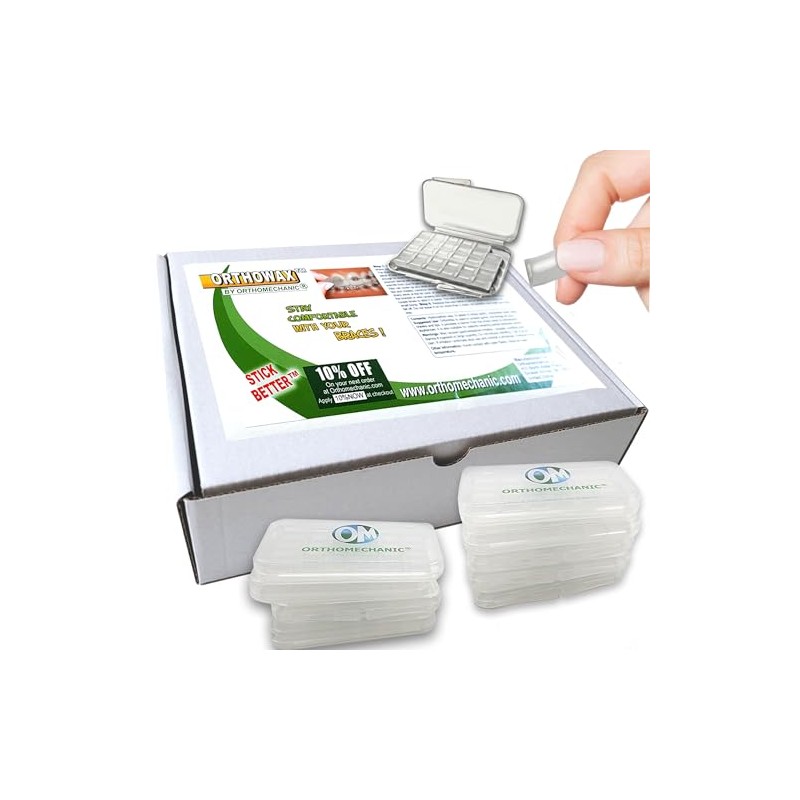 Genuine Orthowax - Dental Orthodontic Waxes (Pack of 100) Stick