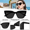 WEMOOTANTS Sun Reading Glasses 2.0 for Women Black Cateye Sunglasses