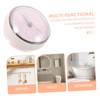 Ciieeo Mini Bathroom Clock Cup Creative Design for Easy Installation