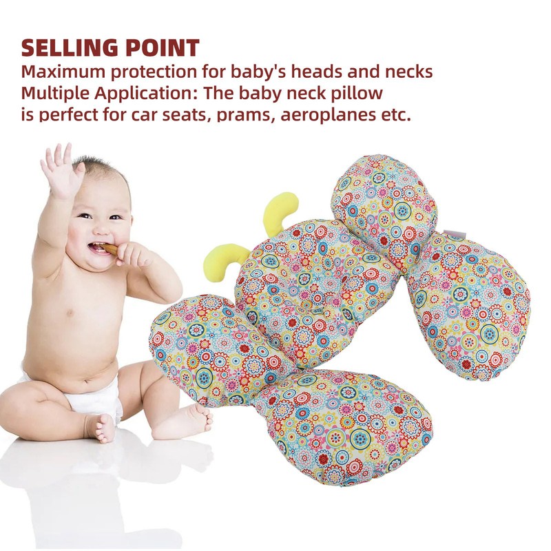 Baby Travel Pillow Soft Comfortable Toddler Head and Neck Support