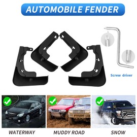 Actkill Custom Fit for Mud Flaps Lexus RX 350 350h 500h 2023 2024 2025 Mud Splash Guard Front and Rear 4-PC Set