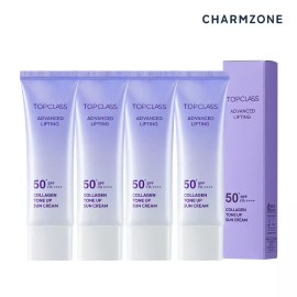 Chamzone 참존 탑클래스 어드밴스드 리프팅 톤업 선크림 SPF 50+ PA++++ 4개 Charmon Top Class Advanced Lifting Tone Up Sun Cream SPF 50+ PA++++ 4ea [Charmon Top Class Advanced Lifting Sun Cream 4 Pieces]