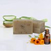 Aloe and Calendula Soap Bar (3 Pack), Vegan and All