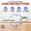 Foose Cookie Cutters Miniature Four Leaf Clover Cookie Cutter 1.75