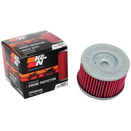K&N KN-103 Filtro de Aceite para Motocicleta para Modelos Honda Seleccionados
