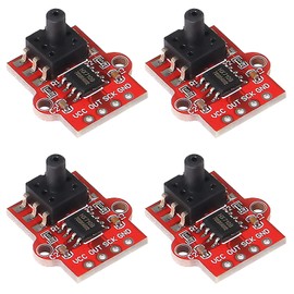 AEDIKO 4pcs Air Pressure Sensor Module 3.3-5V Digital Barometric Liquid Water Level Controller Board 0-40KPa Air Pressure Sensor Connect 2.5mm Soft Tube