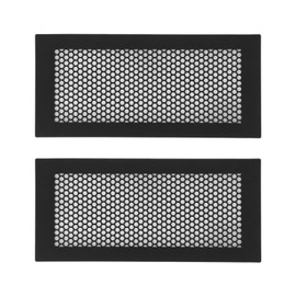 2pcs Baby Proofing Vent Covers Protective Silicone Safe Vent Covers for Home Floor Black