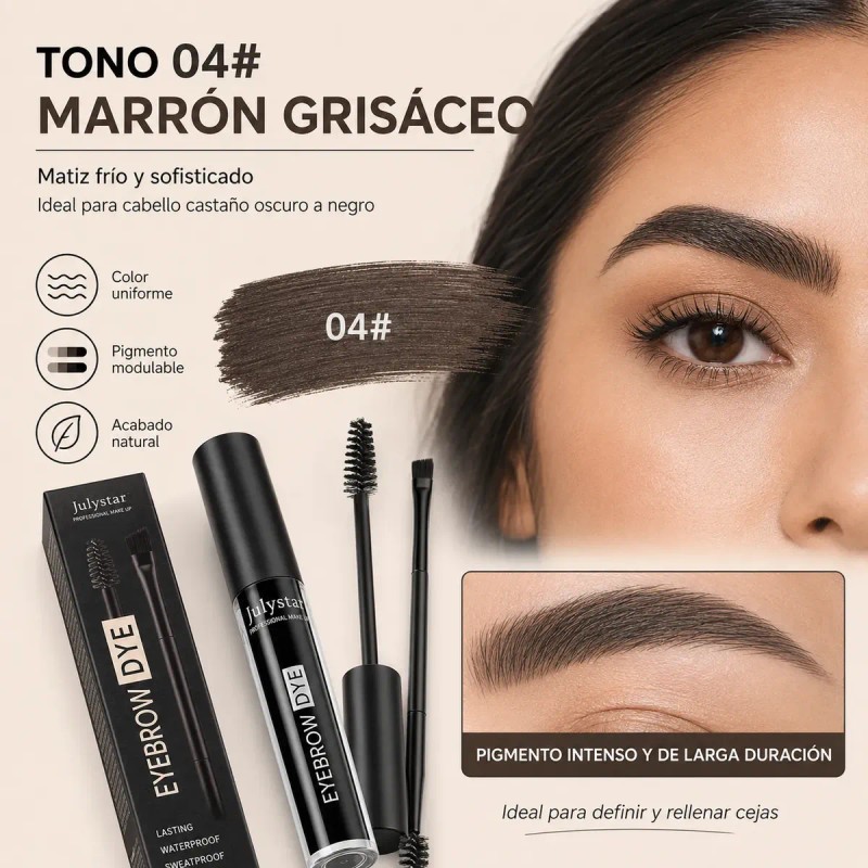 Gel Fijador Cejas Larga Duración Tinte Para Ceja Impermeable