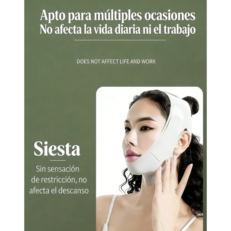 2 Mentonera Faja Forma V Oferta Reduce Arruga Papada Cachete