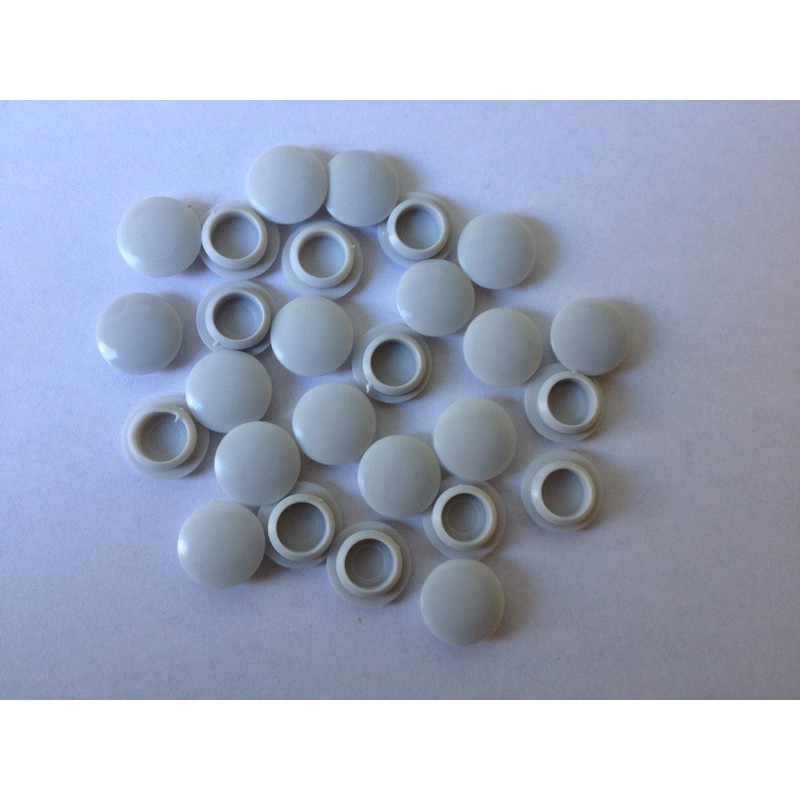 Hinge and Bracket Supplies 10Mm Hole Cover Caps 50 Pce