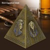 Egyptian Pyramid Piggy Bank Delicate Tourist Souvenir Money Box (Bronze