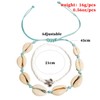 Clataly Boho Turtle Anklet Set Seashell Ankle Bracelets Beaded Foot