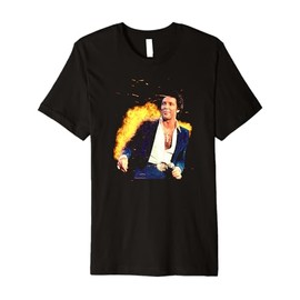 TV Times Tom Jones Live With Cross Chain 1984 Premium T-Shirt