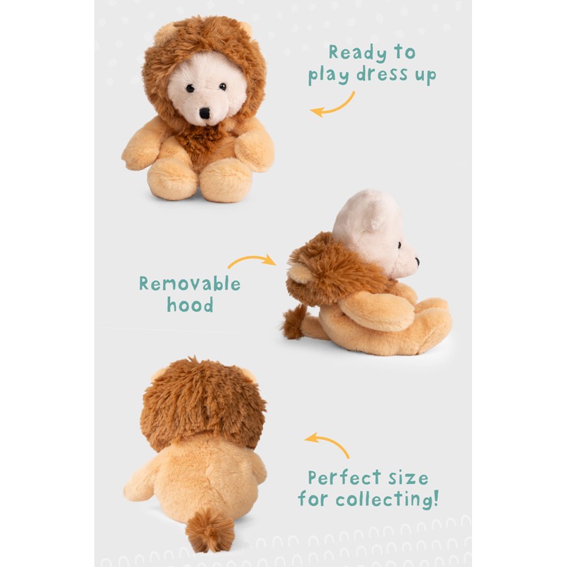 LITTLE Play Lion Plush Toy - Safari Stuffed Animal Toy