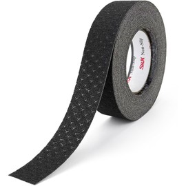 S&X Patterned Anti Slip Tape – 1.5 Inch x 60 Ft, Black Non Slip Grip Tape with Decorative Grit Surface for Stairs, Floors, and Ramps – Waterproof, Heavy Duty