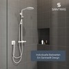SANTRAS® Premium Shower Hose White 1.50 m with Flow Limiter