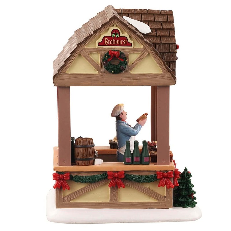 Lemax - CHRISTMAS MARKET BRATWURST, B/O (3V)