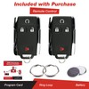 KeylessOption Keyless Entry Remote Control Car Key Fob Replacement for