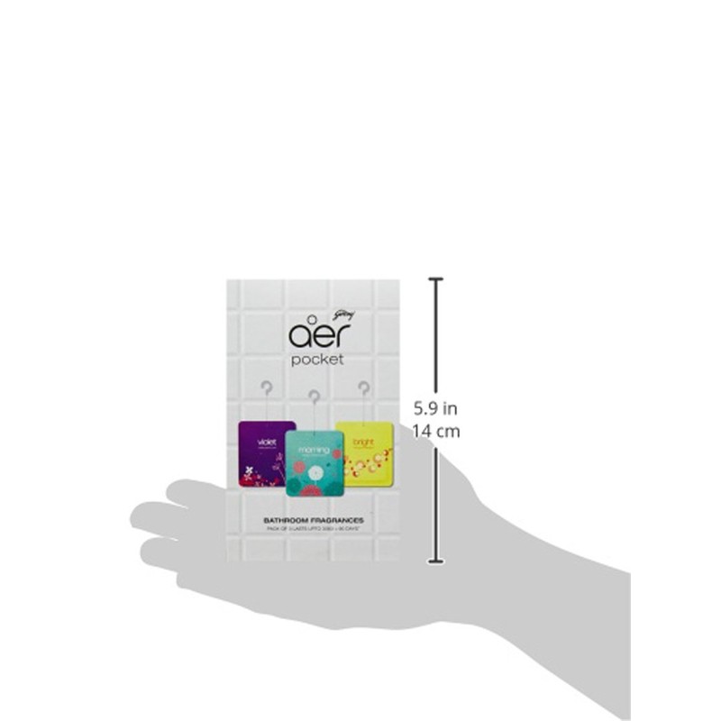 Godrej aer Pocket - Bathroom Fragrances - 3 x 10