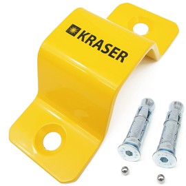 KRASER KR40Y Anchor Ground or Wall Anti-Theft Anchor Made of High-Strength Steel Ground Anchor Wall Anchor for Chain, Safety Motorcycle, Bicycle, Trailer, Compact