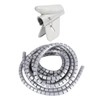 Gatuida 2pcs Home Office Spiral Cable Storage Cord Protector Cable
