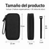 Organizador de Cables Portátil 2 Piezas, Estuche de Viaje Impermeable