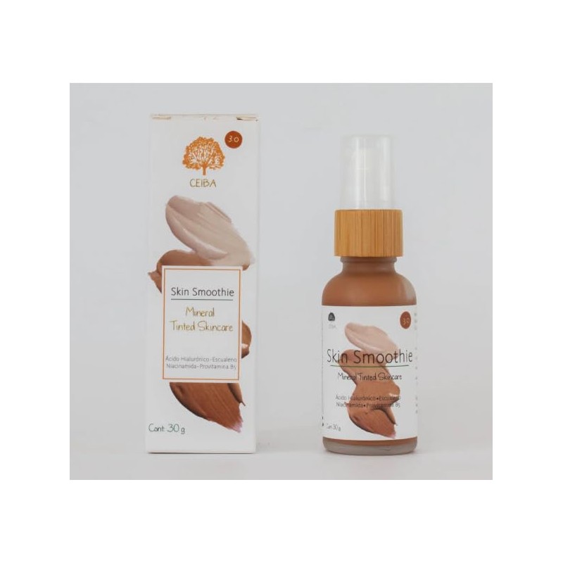 Base-corrector Skin Smoothie CEIBA (Tono 3.0 Base media-oscura (subtono neutro),