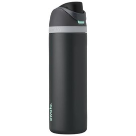 Owala FreeSip Botella de acero inoxidable aislada con popote para deportes y viajes, libre de BPA, 24 oz, Marejada Nublada