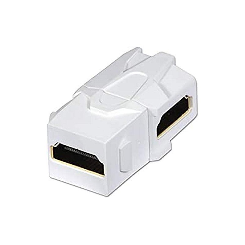 LINDY 60490 HDMI 90° Double Coupling Keystone for AV Wall