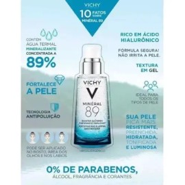 Sérum Mineral 89 Hidratante Y Fortalecedor 50ml Vichy Todo Tipo De Piel Día/noche