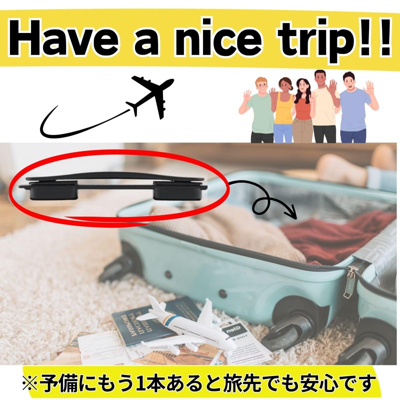 Leap Raupe Suitcase Handle Replacement Handle Parts Carrying Case Repair