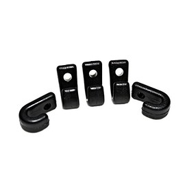 H2o Kayaks Canoe/Kayak Injection Moulded Nylon Lashing Hooks (Pack of 5)