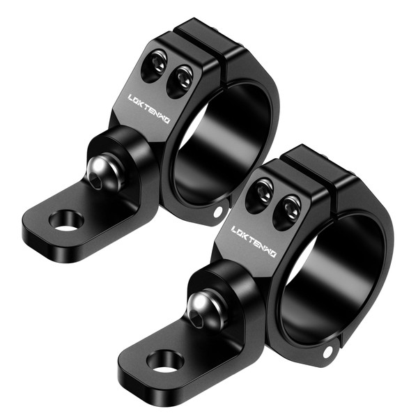LOKTENWO Thicken UTV LED Light Bar Mounts 2PCS, Heavy Duty