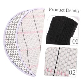 Operitacx Thick Wool Yarn Latch Rug Set for DIY Knotting Yarn for Carpet Design, Includes Black and Grey Yarn #3 with Pre-Printed Round Mesh Background, Ideal for Adults and