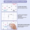 BooQool Large Dry Erase Calendar for Wall - Undated 3