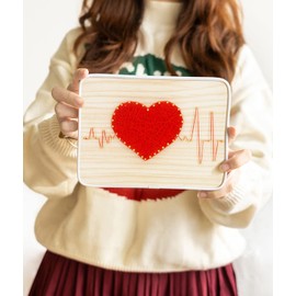 BAZIMA DIY String Art Kit for Beginner, DIY Heartbeat Craft Kit,Unique Gift,Craft Kit for Holidays