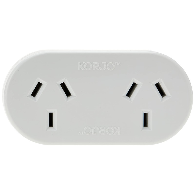 Korjo Journey Double Adaptor for Europe