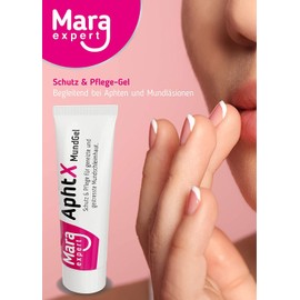 MARA EXPERT MARA EXPERT Zahnfleisch Entzündung Gel gegen Aphten, Entzündungen, Wunden, Reizungen, Druckstellen - Zahngel bei Aphten im Mund - Zahnfleisch Gel - Mittel gegen Aphten im Mund & Zahnfleischentzündung