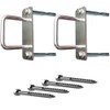 Qinwuwu 2Pcs Closed Bar Holder for Door Barricade, Close Bar