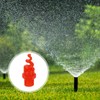 sourcing map 6Pcs Spiral Cone Nozzles, 1/4" Male PP Plastic