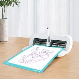 XINART Cutting Mat for Cricut Joy Xtra 8.5 x 12.21.6 cm x 30.5 cm Variety Handle Accessories for Cricut Cards, Paper, Vinyl Film, Plotter Cutting Edge with Grid, Flexible and Durable (Pack of 3)