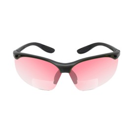 Calabria 91348 Pink FL-41 Tinted BiFocal Safety Glasses +3.50 Fluorescent Blue Light Sensitivity Outdoors Indoor Photophobia