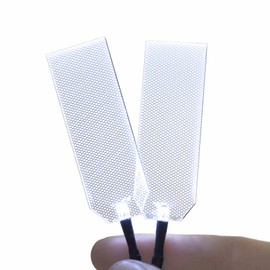 mlnyitus Decorations Acrylic led Light Helmet Lights Cosplay DIY kit RGB Superhero for Men kids Gifts White