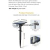 BAXIA TECHNOLOGY Solar Spot Lights Outdoor Waterproof (6 pack)