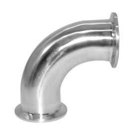 Beduan Elbow 90 Degree 1-1/2" Tube OD Stainless Steel 1.5" Tri Clamp Sanitary Pipe Fitting (Ferrule OD 50.5mm)